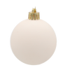 SET OF 9 ORNAMENTS 6 CM CHAMPAGNE/GRAY/WHITE
