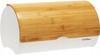 CHLEBAK SABROSO - EMALIOVANÝ S BAMBUSOVÝM POKRYVOM 38 x 25 x 18 CM BIELY