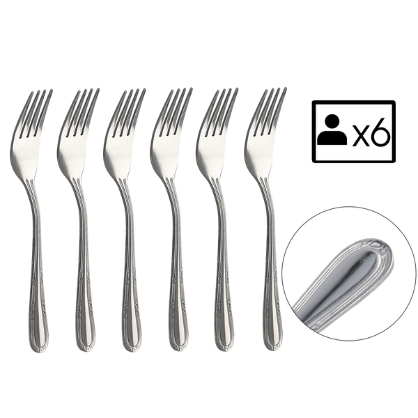 SET DE 6 FURCULI PENTRU TORTURI NATALIA *7363