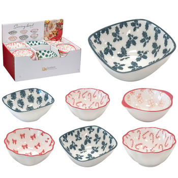PORCELAIN SNACK BOWL*6509