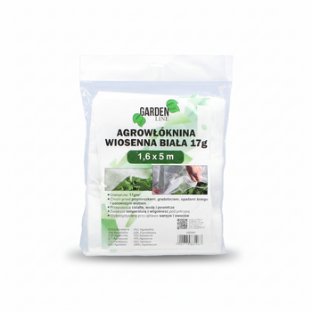 AGROTEXTIL 1.6 x 5 M JARNÍ BÍLÝ 17g