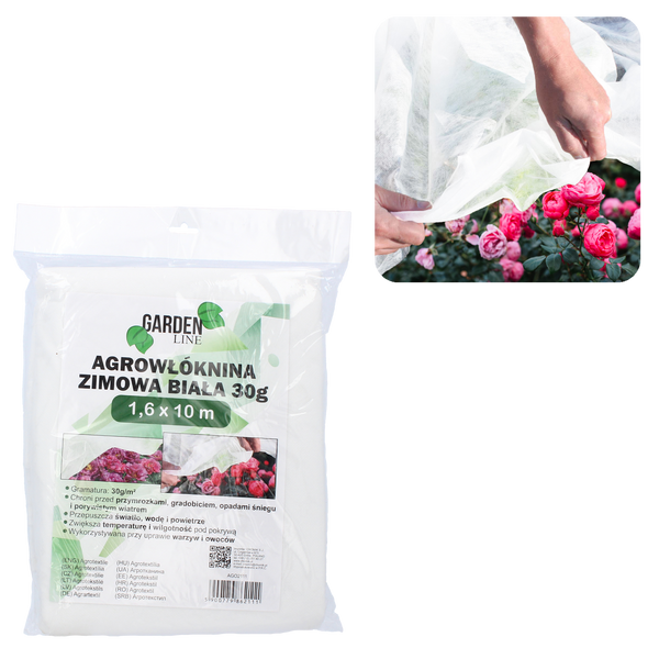 AGROTEXTIL 1.6 x 10 M ZIMNÍ/JARNÍ BÍLÝ 30g *2111