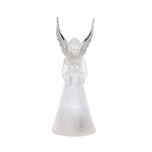 CHRISTMAS DECORATION - SMALL LED PLASTIC ANGEL 4 x 4 x 11 CM ASSORTED DESIGNS disp=12pcs