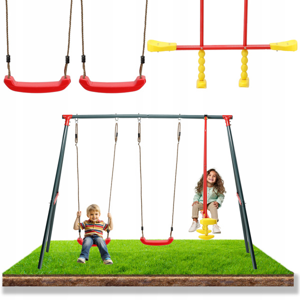 FOUR-SEATER GARDEN SWING 290 x 180 x 200 CM