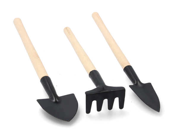 ZESTAW NARZĘDZI OGRODOWYCH (KIELNIA, TRANSPLANTER, GRABKI)