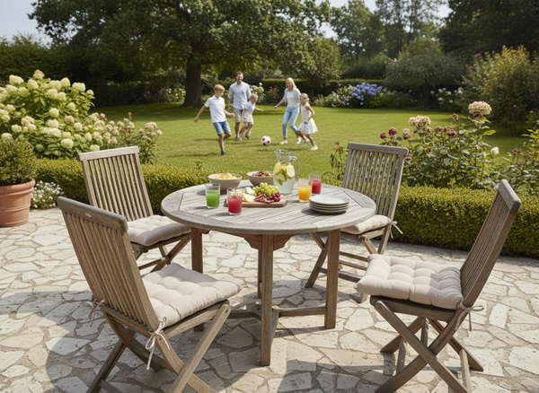 PODUSZKA NA KRZESŁO 40 x 40 x 6 CM NATURALNA