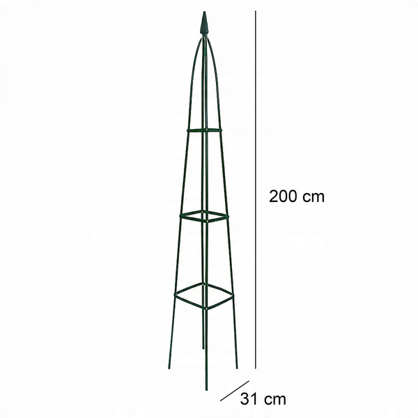 Garden Pergola Pyramid 31 x 31 x 200 CM (+ ANCHORS)