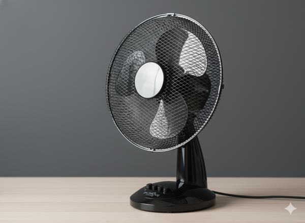 VENTILATOR DE Birou NEGRU 40W