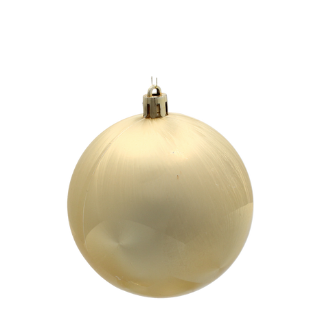 SET OF 4 CHRISTMAS TREE ORNAMENTS - MIX OF DESIGNS 8CM