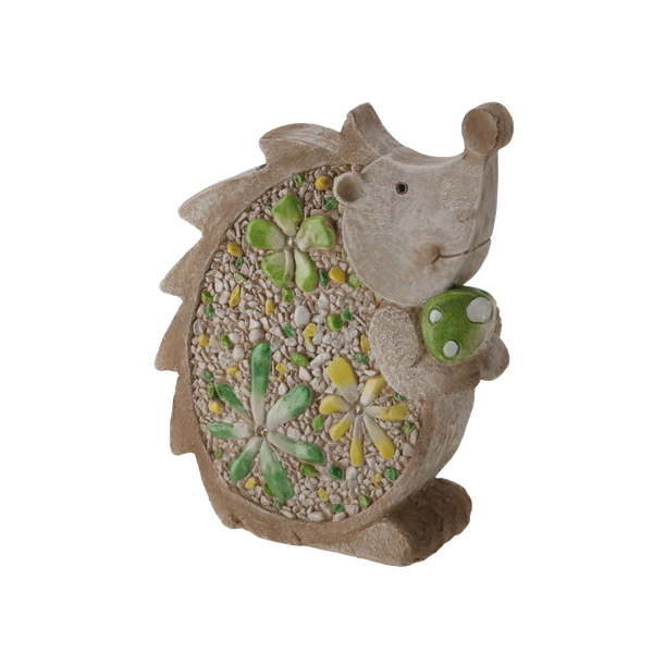 ZAHRADNÍ FIGURKA - PLASKÝ JEŽEK 28 x 9,5 x 34,5 CM LED *7324