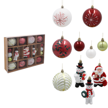 KPL. 23 DECORAȚIUNI DE BRAD - MIX *7168