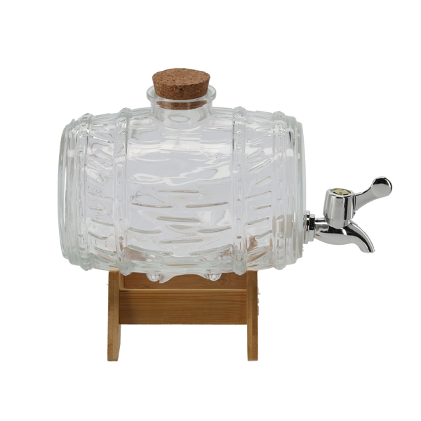 BECZUĹKA 1,5 L NA DŘEVĚNÉ PODSTAVĚ S KOHOUTKEM *5711