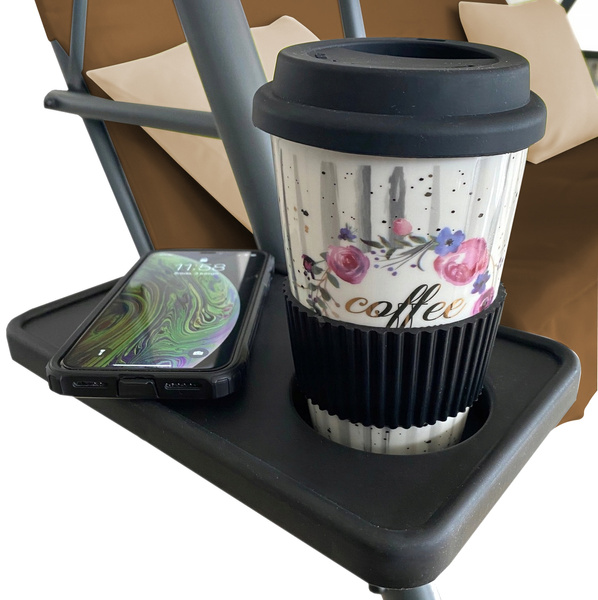 SWING GARDEN A-TYPE 170 X 118 X 153 CM GRAY WITH LIME PILLOWS AND CUP HOLDERS