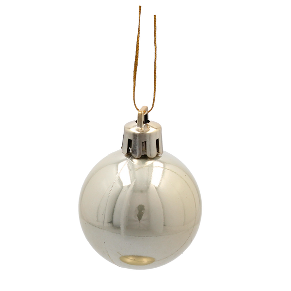 SÚPRAVA 30 OZDÔB NA STROMČEK MIX ZLATEJ / STRIEBORNÉJ *5324