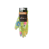 GARDEN GLOVES "7" PATTERN, POLYESTER WITH POLYURETHANE PACKET=12