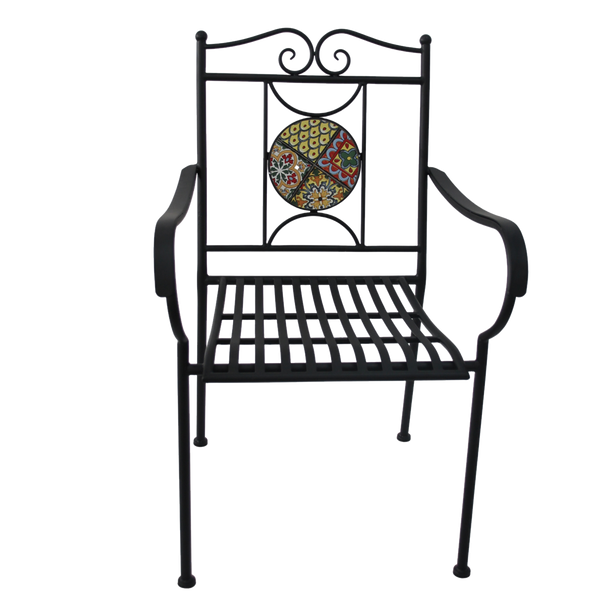 KRZESŁO OGRODOWE MOZAIKOWE 58 x 59 x 92 CM *8178