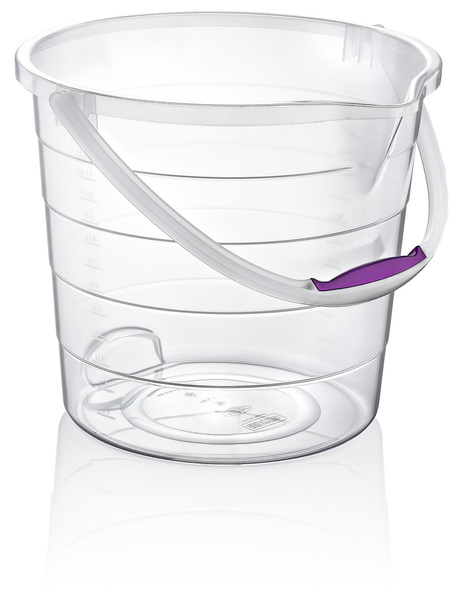 15 LT CLEAR STEPPED CLEANING BUCKET