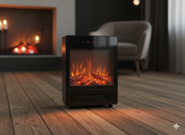 FIREPLACE STOVE WITH A FLAME EFFECT