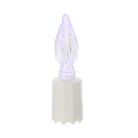 DIÓDOVÝ VLOŽEK MARYJA S BATÉRIAMI 17,5CM BIELA/TERNÍ OBAL=12KS*6272*6425*6432*6418