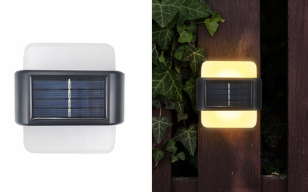 SET OF 2 SOLAR LAMPS - TICKET 9 X 9 X 2.3 CM ARRAS LED COLOR WHITE
