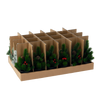 CHRISTMAS TREE 21 CM MIX DESIGNS disp=24pcs pallet=120pcs