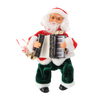 SANTA CLAUS WITH ACCORDION - PLAYING LED 25,5 CM