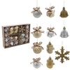 24 CHRISTMAS ORNAMENTS - MIX pack=12sets