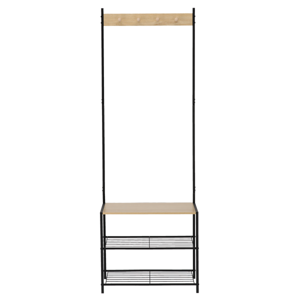 WIESZAK STOJĄCY Z 3 PÓŁKAMI 60 x 40 x 175 CM *1173