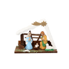 SMALL NATIVITY SCENE SNOWED