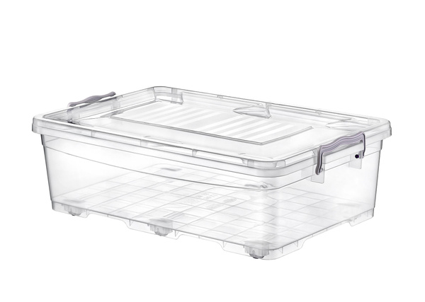 CONTAINER RECTANGULAR MULTI BOX 30L CU ROȚI *5167