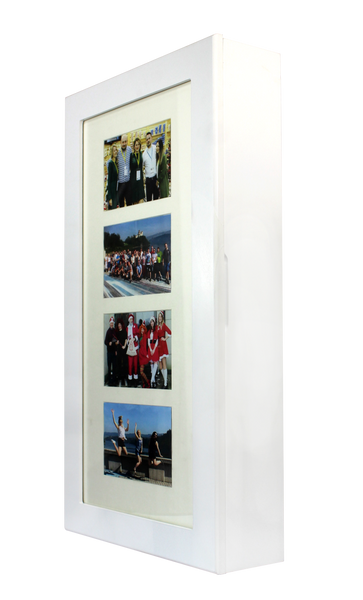 SZAFKA WISZĄCA ŚCIENNA NA BIŻUTERIĘ 31 x 9,5 x 56 cm *1240