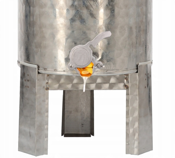 ODSTOJNIK 100 L NA STOJAKU Z ZAWOREM NIERDZEWNYM I POKRYWĄ *1413