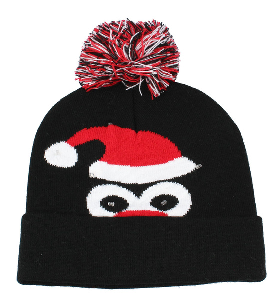 VÁNOČNÍ ČEPICE LED - SMĚS VZORŮ balení=8ks *8637