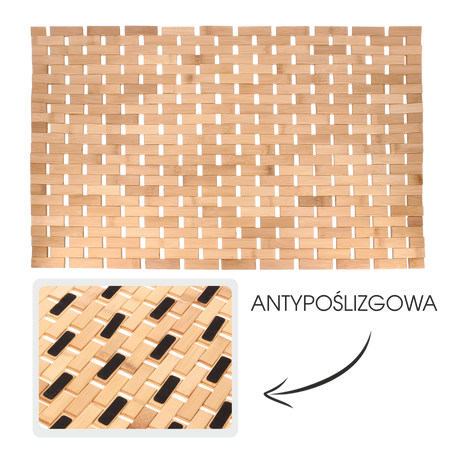 BAMBOO BATH MAT "BARBADOS" 50X70CM
