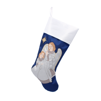 ORNAMENT CRĂCIUN - ȘOSETA ÎNGERI MIX DE CULORI *8655