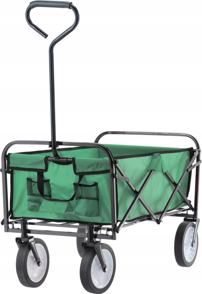 WÓZEK OGRODOWY ZIELONY SKŁADANY 116 x 54 x 90 cm *5168