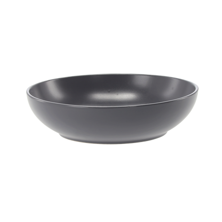 HĽBOKÝ TANIER 19,5 CM KERAMICKÝ OKRÚHLY "ŠEDÝ" balenie=6ks *8849