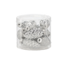 KPL. 12 BOMBEK CHOINKOWYCH SZKLANYCH - SZYSZKI 2,7 x 5,9 CM MIX KOLORÓW *2119