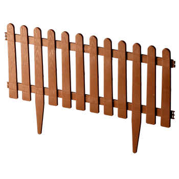 SET OF 4 GARDEN STAKES 55 x 34 CM TERRA COTTA