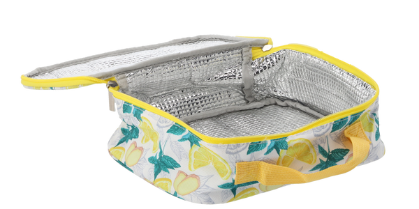 GEANTĂ TERMICĂ 24 x 9 x 20 CM 4L DOSAR MIX 2 MODELE CU DOUĂ INSERTURI RĂCITOARE *9271