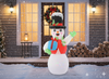 INFLATABLE SNOWMAN LED 180 CM