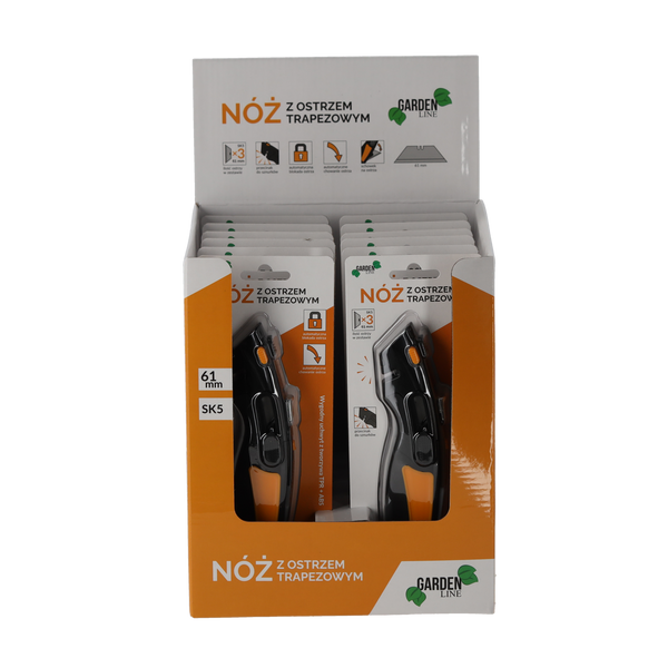 KNIFE WITH TRAPEZOID BLADE