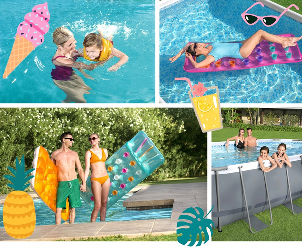 PISCINĂ CU CADRU 1,22m x 1,22m x 30,5cm *4973