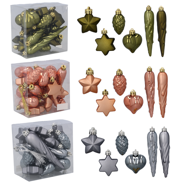 KPL. 20 BOMBONE OLIIV/MEDIE/MIX GRAFIT *7078