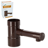 RAINWATER COLLECTOR BROWN 80 MM