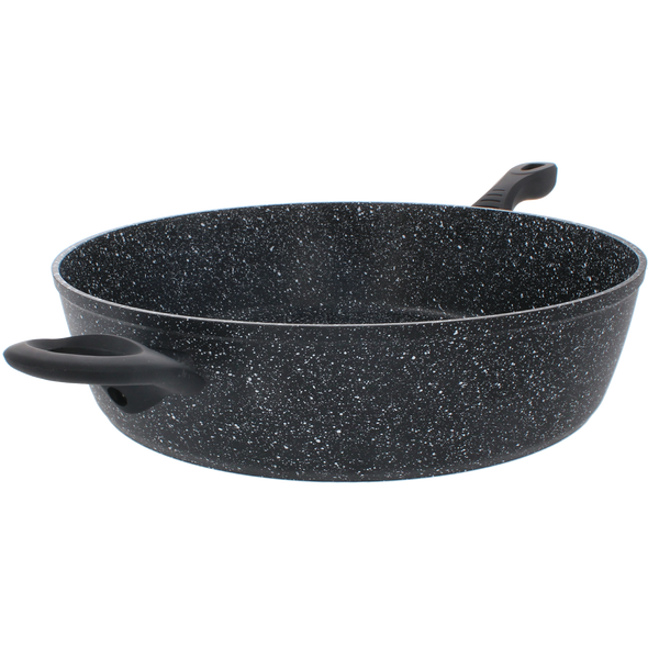ALUMINUM FRYING PAN 32 CM CRISPY NATURA BIG