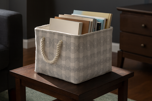 ORGANIZATOR PATRAT 30 x 30 x 24 CM GEOMETRIC DIM. L *4878