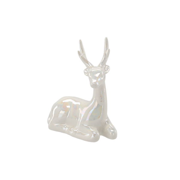 FIGURINA CRĂCIUN - REN IF CERAMIC 11,5 X 7,3 X 15,8 CM ambalaj=2buc *1254