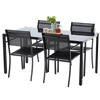 SET DE MOBILIER PENTRU GRĂDINĂ - MĂSUȚĂ /ANH6135/ + 4 SCAUNE /ANH6128/