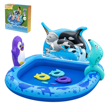 Nafukovací hřiště / bazének Polar Pals 1,34 x 1,31 x 73 m *2120